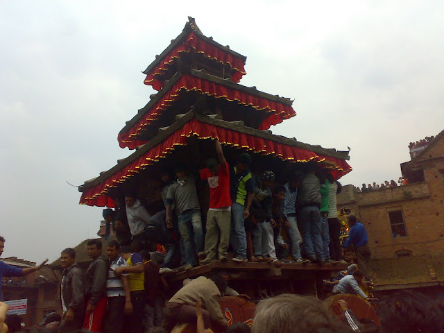 Bhaktapur Bisket Jatra Bhairav Rath