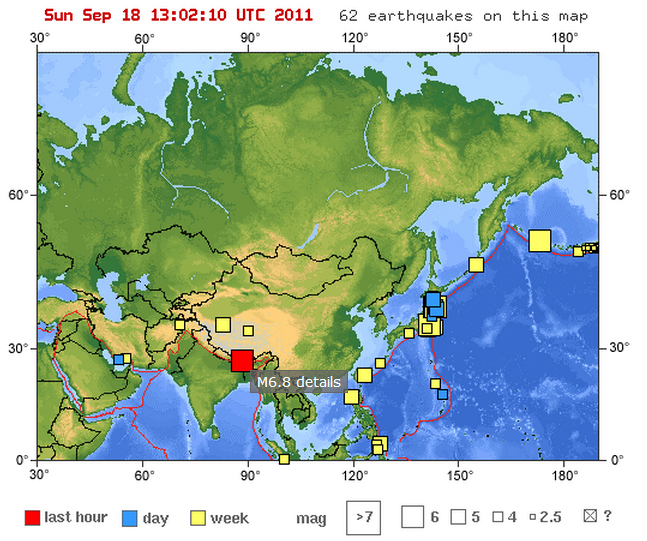 Earthquake Nepal September 18