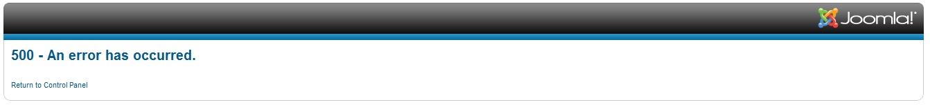joomla 500 error on joomla 1.7